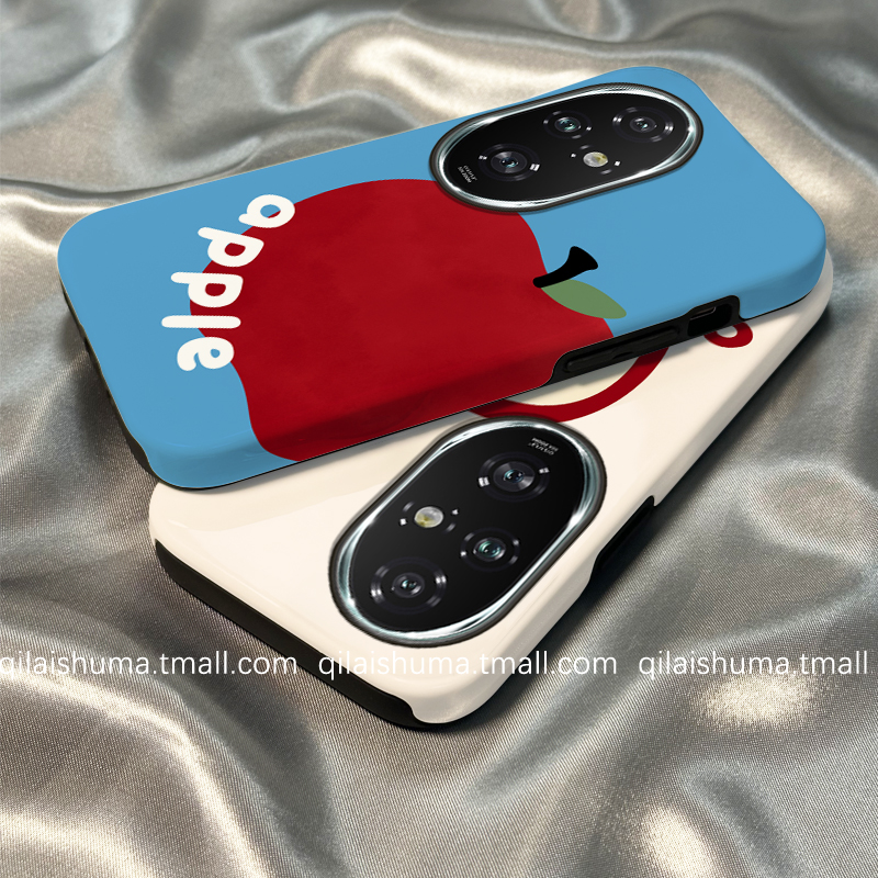 适用于荣耀系列手机壳蓝苹果菲林