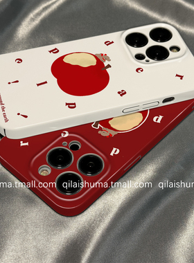 柒莱菲林壳适用于一加ace3v手机壳新款ace2pro男女一加13/12防摔11硬壳10简约字母红色苹果9rt保护套8硅胶7软