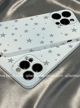 柒莱菲林壳适用于一加ace6/5pro手机壳新款ace3/2女硅胶一加15套13韩风ins蓝色星星波点12防摔10硬11保护9软