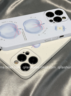 柒莱菲林壳适用于iqooneo10/9/8pro手机壳7/6se新款5/3硬壳蝴蝶结ins蓝色苹果iqoo13/12软套11女10防摔9硅胶