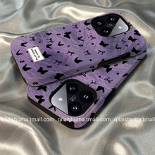 柒莱二合一菲林壳适用于小米15/14pro手机壳新款13红米k80k70女60高级感ins紫色蝴蝶note14防摔12硅胶11软套