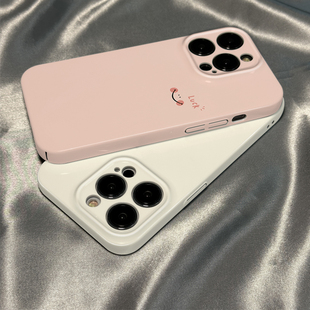 柒莱菲林壳适用于一加ace3v手机壳新款 12防摔11硬壳10简约粉色笑脸英文9rt保护套8硅胶7软 ace2pro男女一加13