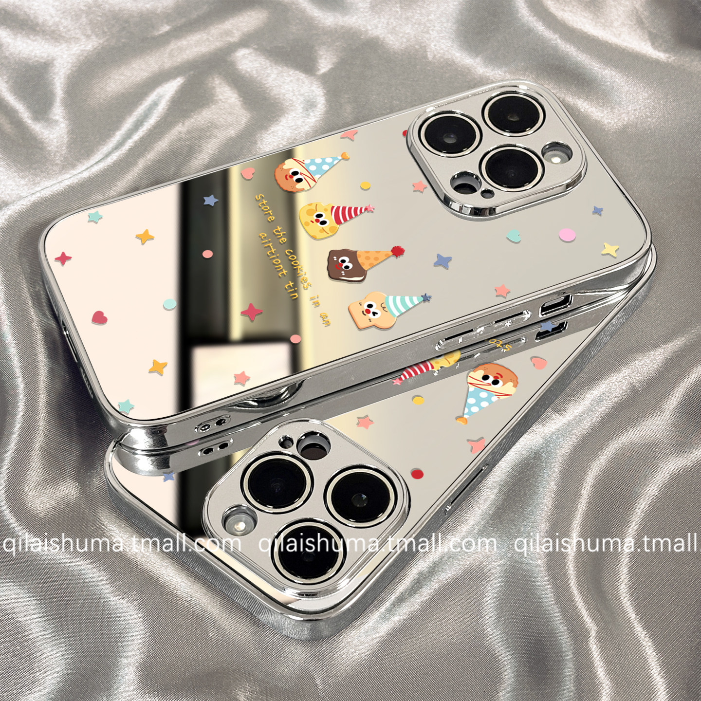 柒莱镜面壳适用于华为荣耀500/400/300pro手机壳新款200/100高级感90女80防摔70彩色波点曲奇饼干硬magic7套6