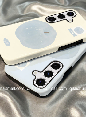 柒莱二合一菲林壳适用于三星s30/s25ultra手机壳新款s24plus男女s23+防摔s22夏日清新蓝色苹果s21硅胶a55软套
