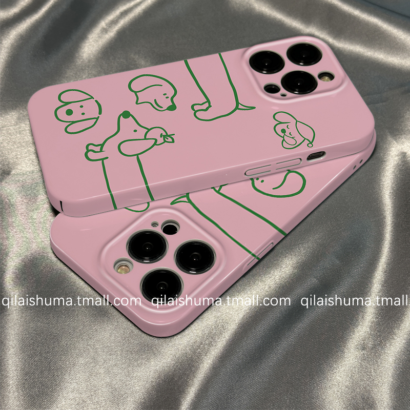 适用于vivo系列手机壳腊肠狗菲林