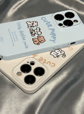 菲林壳适用于小米17/15/14pro手机壳13新款12女11可爱小狗猫咪10s防摔红米note12硅胶k80k70至尊版k60硬k50软