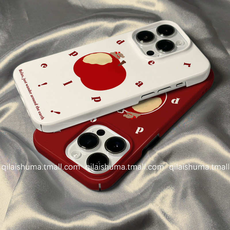 适用于苹果系列手机壳红苹果菲林