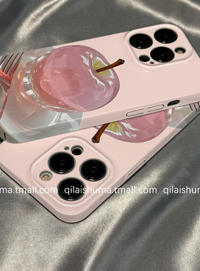 柒莱菲林壳适用于opporeno15/14/13pro手机壳12/11/10新款9男女findx8x7高级粉色水晶苹果a5硬a6真我软neo7套