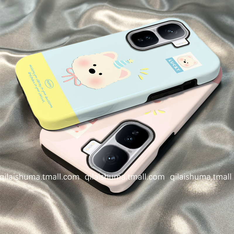 适用于iqoo系列手机壳小狗菲林