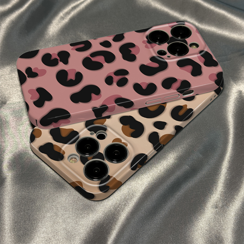 适用于三星系列手机壳粉豹纹菲林