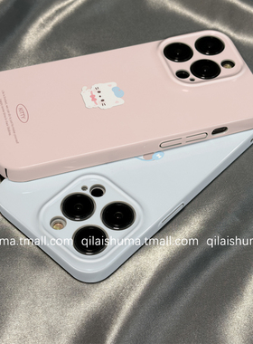 柒莱菲林壳适用于小米17/15pro手机壳新款14ultra简约ins可爱小猫咪12红米note13女k90防摔k80k70硬60套50软