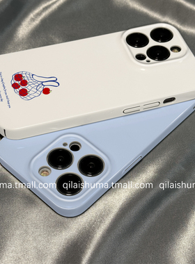 柒莱菲林壳适用于opporeno15/14/13pro手机壳12/11/10新款女findx8x7极简小众水果购物袋a5硬真我gt6软neo7套
