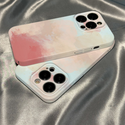 菲林壳适用于小米17/15/14pro手机壳13新款12/11高级感春樱色水彩红米note13pro+女10硅胶k80k70硬60防摔50套