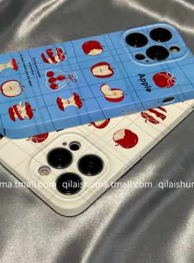 柒莱菲林壳适用于vivox300/x200/100pro手机壳新款x90x80艺术油画红苹果核70男s50s30女20硬19套18硅胶17防摔