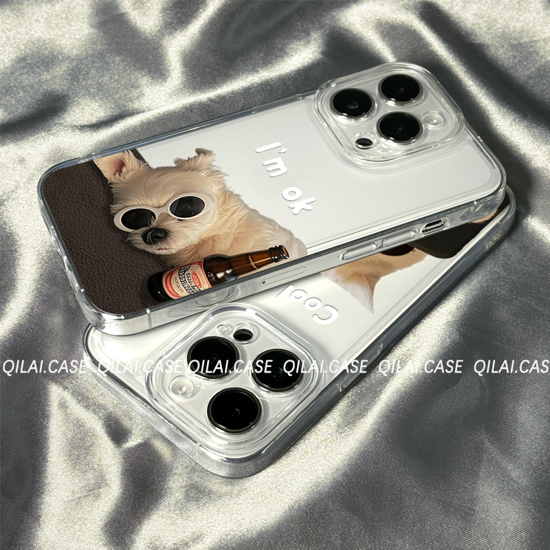 适用于华为系列手机壳小狗菲林