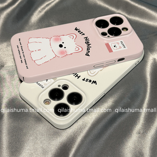 11pro 手机壳10新款 7女5韩风可爱粉色西高地findx8x7硅胶6防摔a3 柒莱菲林壳适用于opporeno15 9硬8