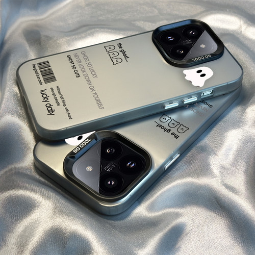 适用于小米系列手机壳小幽灵撞色