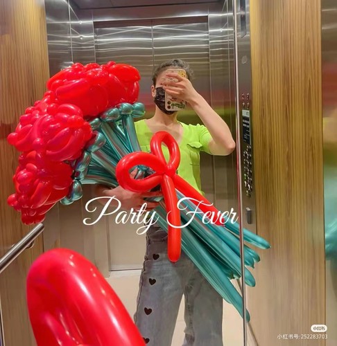 气球花束diy材料长条手工女有