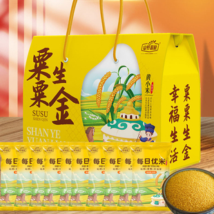 粟粟生金黄小米礼盒1000g金融银行保险开门红活动促销礼品伴手礼