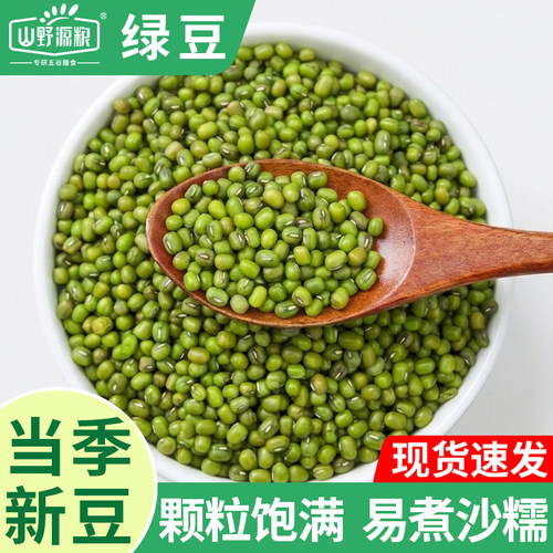 新鲜绿豆新货农家绿豆汤批发5斤