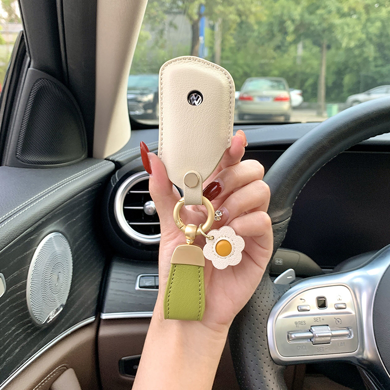 大众高尔夫8小羊皮钥匙套壳