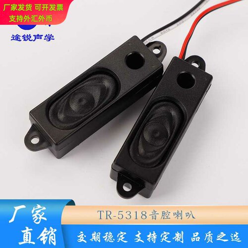 直供5318喇叭腔体扬声器8Ω欧2w瓦智能液晶电视广告机笔记本