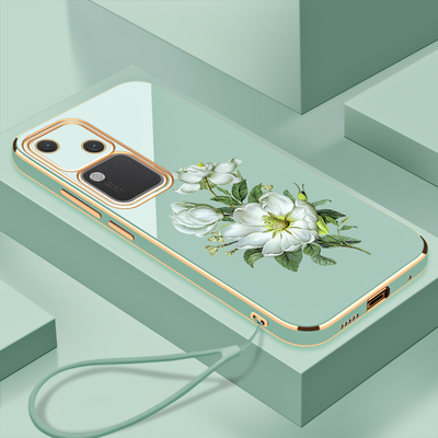 VIVOS18/Pro手机壳电镀茉莉花