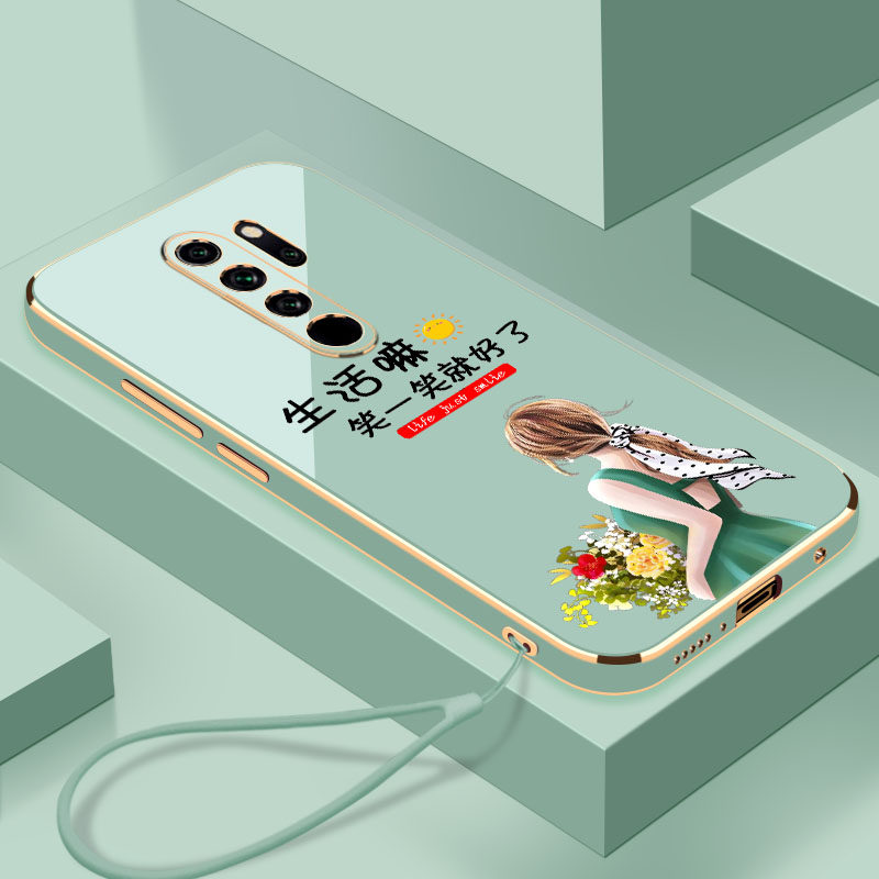电镀笑一笑红米Note8手机壳全包镜头note8硅胶防摔小米时尚潮流Redmi个性创意红米Note8Pro软壳男女款保护套