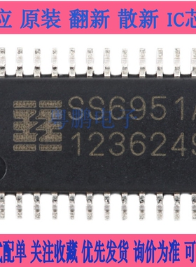 原装正品 SS6951A-ET-TP ETSSOP-28 双通道H桥电流控制电机驱动器