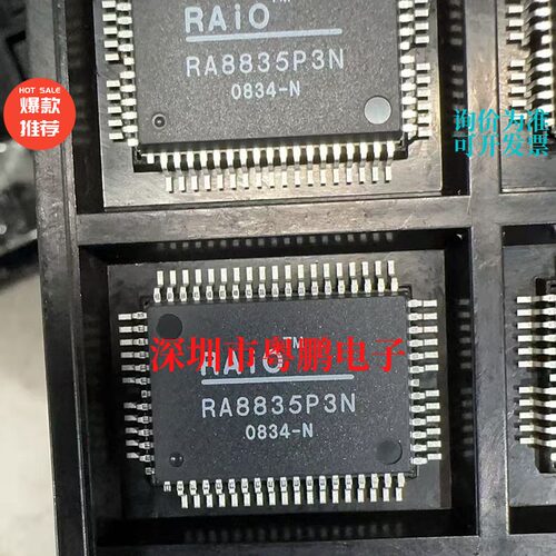 全新原装 RA8835P3N QFP-60 点阵LCD控制器规格 芯片IC 现货