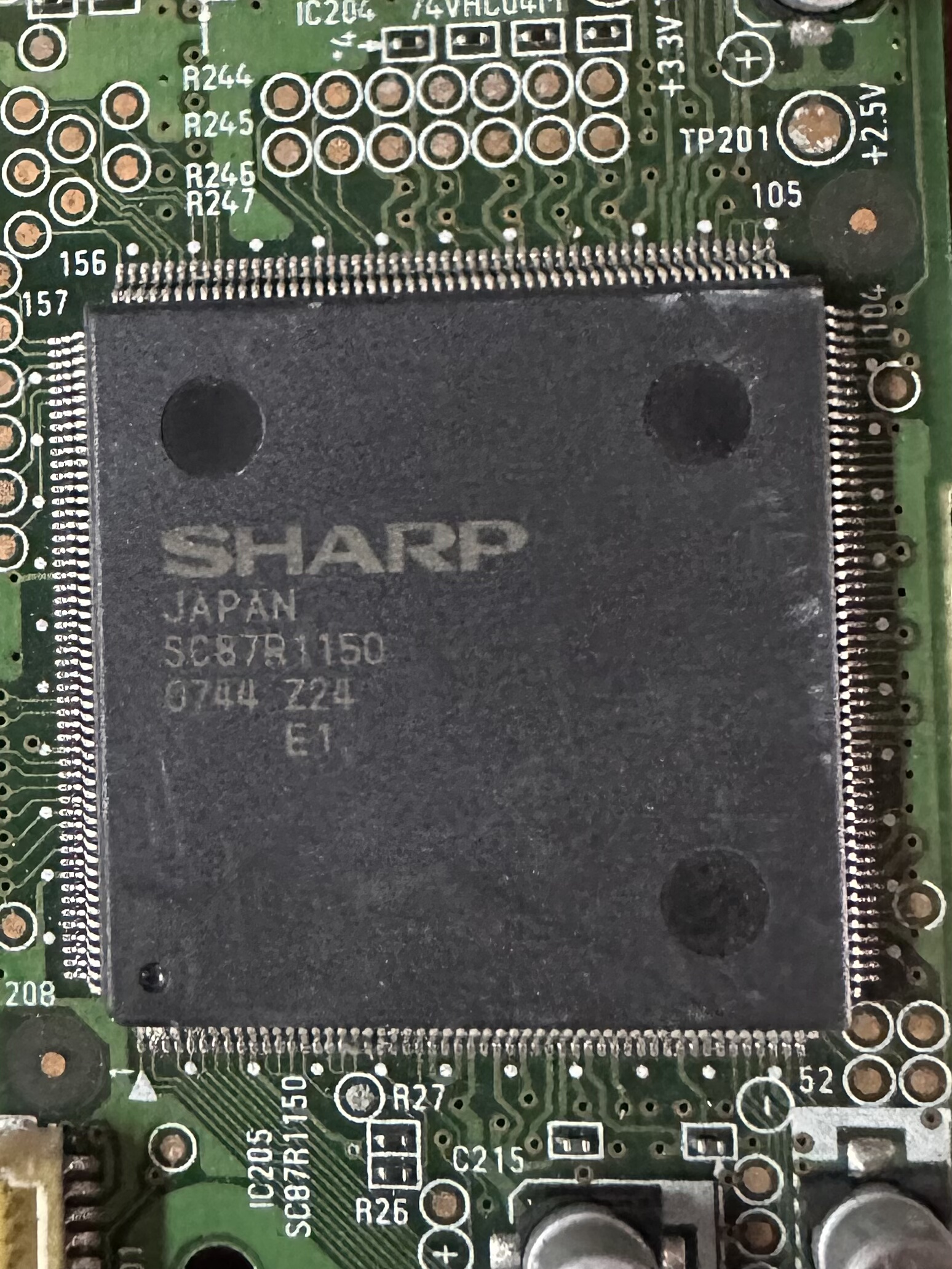 SHARP SC87R1150 芯片 拆机件 旧货带板 可供翻新