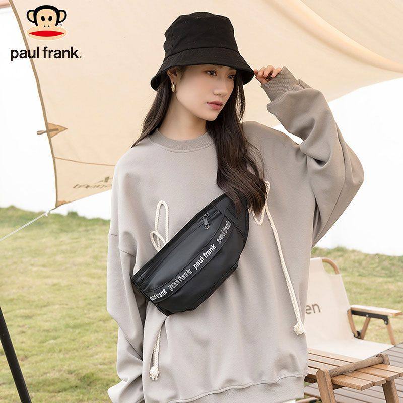 大嘴猴2023新款包包女斜挎包腰包男包潮牌学生百搭胸包男士单肩包