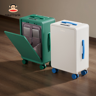 行李箱女20寸登机箱前开口拉杆旅行箱 大嘴猴2026新款 Paul Frank