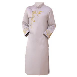 伴郎服中式唐装冬季2025新款旗袍接亲婚礼服大码相声伴郎兄弟团装