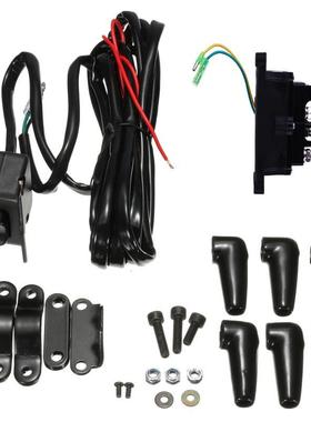 ATV UTV12V绞盘继电器 63070, 62135摇臂拇指仪表盘开关组合套装