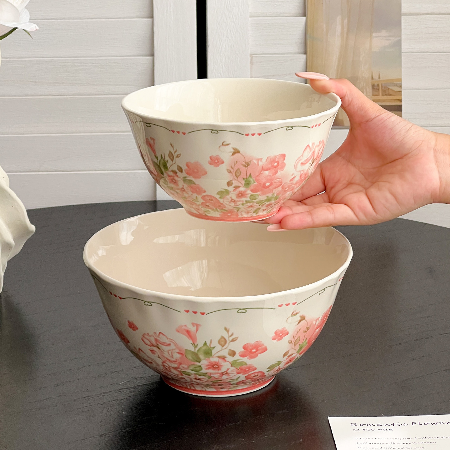 陶瓷汤碗家用2025新款高颜值大号汤盆大碗餐具汤面碗大容量沙拉碗,餐饮具,碗,淘宝优惠券,粉丝福利购,淘宝优惠卷