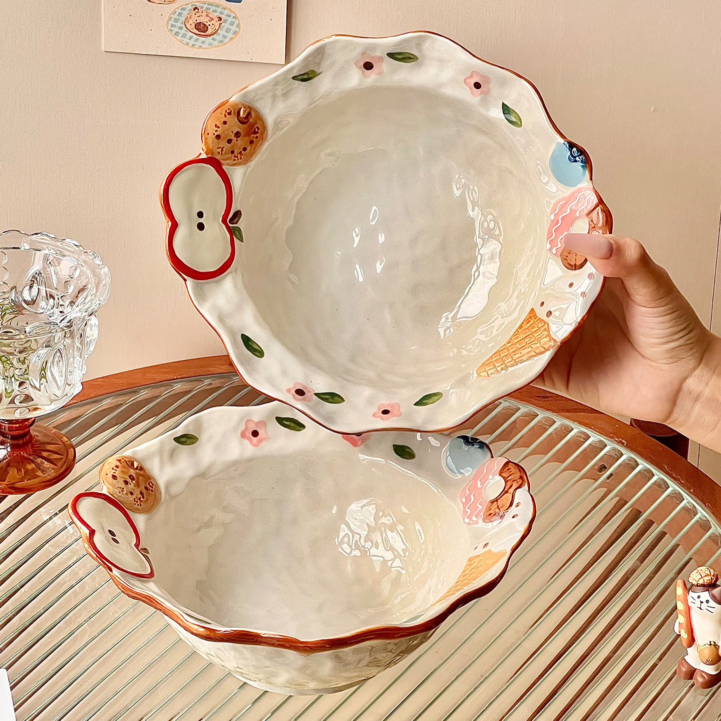 陶瓷汤碗家用2026新款高颜值大号汤盆大碗餐具汤面碗大容量沙拉碗,餐饮具,碗,淘宝优惠券,粉丝福利购,淘宝优惠卷