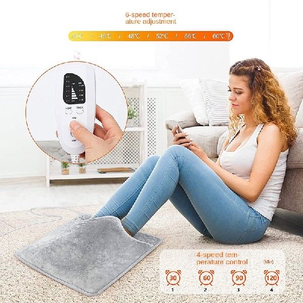 新品Heating Pad EU/US/UK Plug Electric Heater for Feet Warm