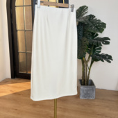 秋冬加绒新中式 时尚 百搭气质丝绒半裙6875