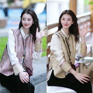 时尚 新中式 百搭气质马甲6179 八达晕