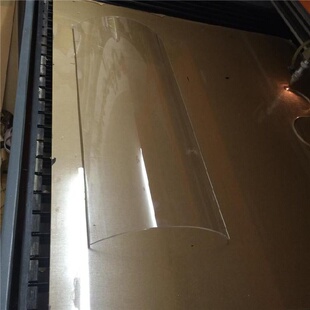 订做弯板钢化高透明热弯半圆亚克力板曲面展示柜拱形展示罩防尘弯