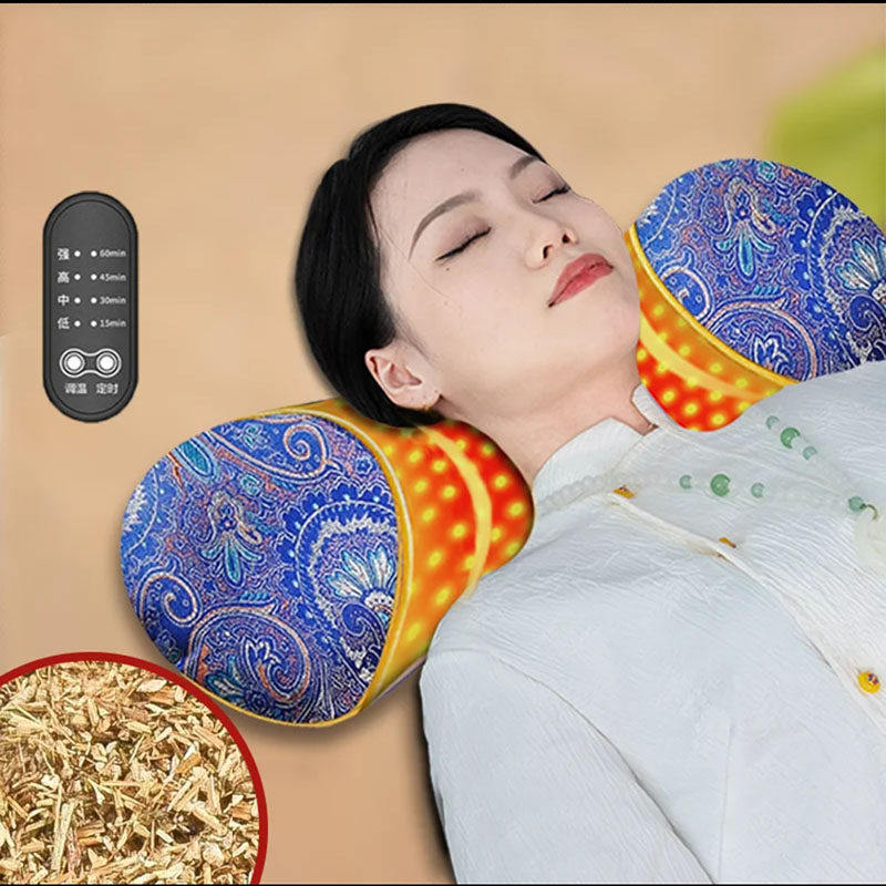 南都圣草枕头电热按摩护颈枕智能电加热艾草热敷枕颈椎养生骨a74,床上用品,功能枕/保健枕/养生枕,淘宝优惠券,粉丝福利购,淘宝优惠卷