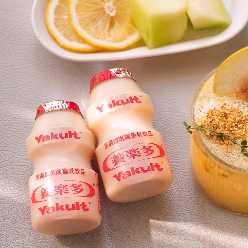 养乐多活菌型乳酸菌乳饮品100ml*5瓶原味低温乳酸菌饮料