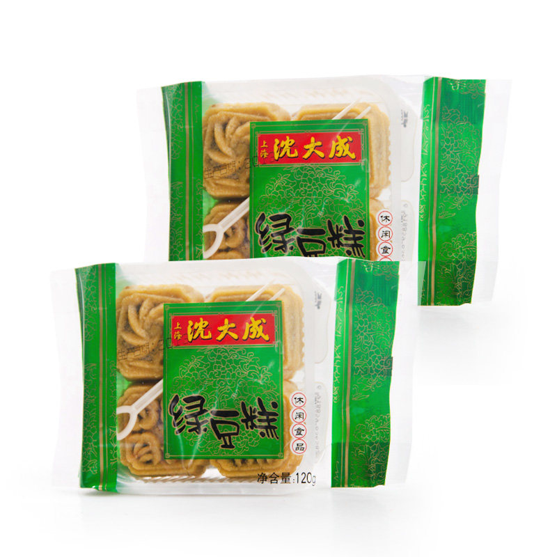 沈大成绿豆糕绿豆冰糕老式怀旧点心老人吃的零食小吃好吃的伴手礼