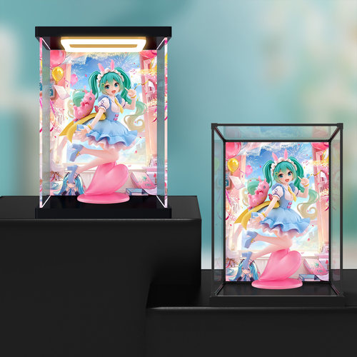 贝格宝适用初音未来×Rody 童话Ver.手办景品模型亚克力收纳盒
