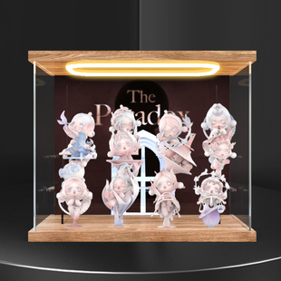 回灯收纳盒适用泡泡玛特SKULLPANDA进退之门系列手办sp盲盒场景