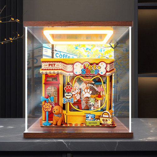 贝格宝适用rolife若来DIY小屋小小商店系列手工拼装小房子收纳盒