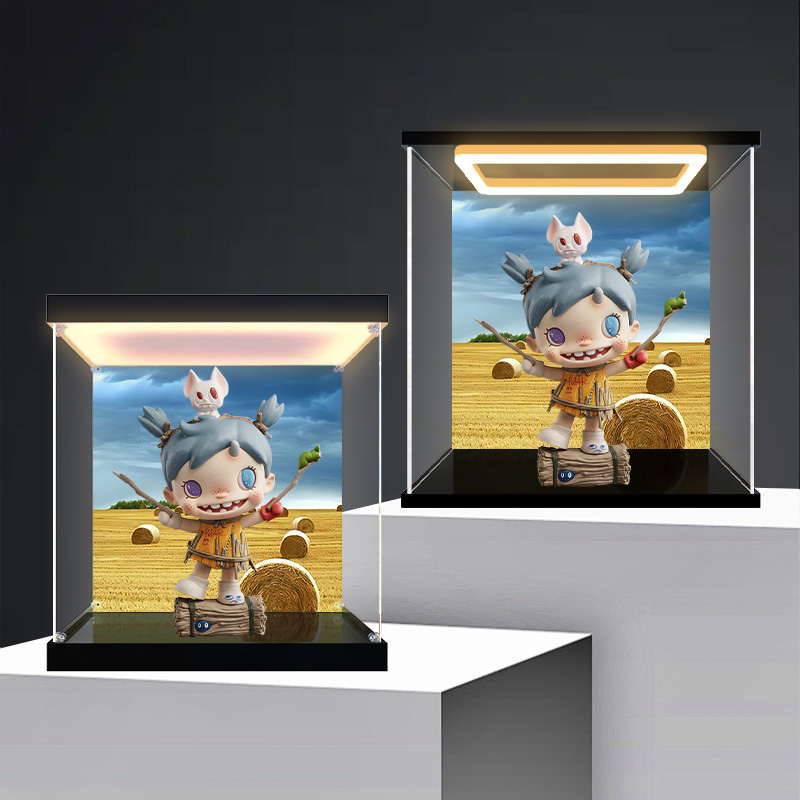 亚克力收纳盒适用POLAR 草垛里的迷藏之稻草人绝不认输手办防尘罩