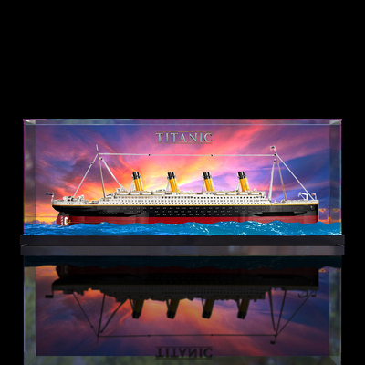 亚克力乐高10294高清透明收纳盒