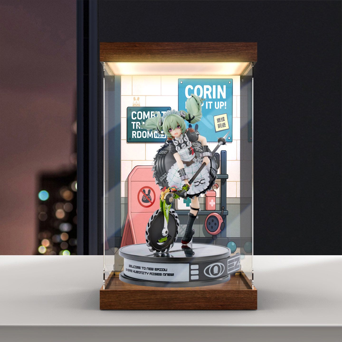 贝格宝适用绝区零 阵营系列 可琳 1/7手办模型亚克力灯箱款收纳盒,收纳整理,其他收纳,淘宝优惠券,粉丝福利购,淘宝优惠卷